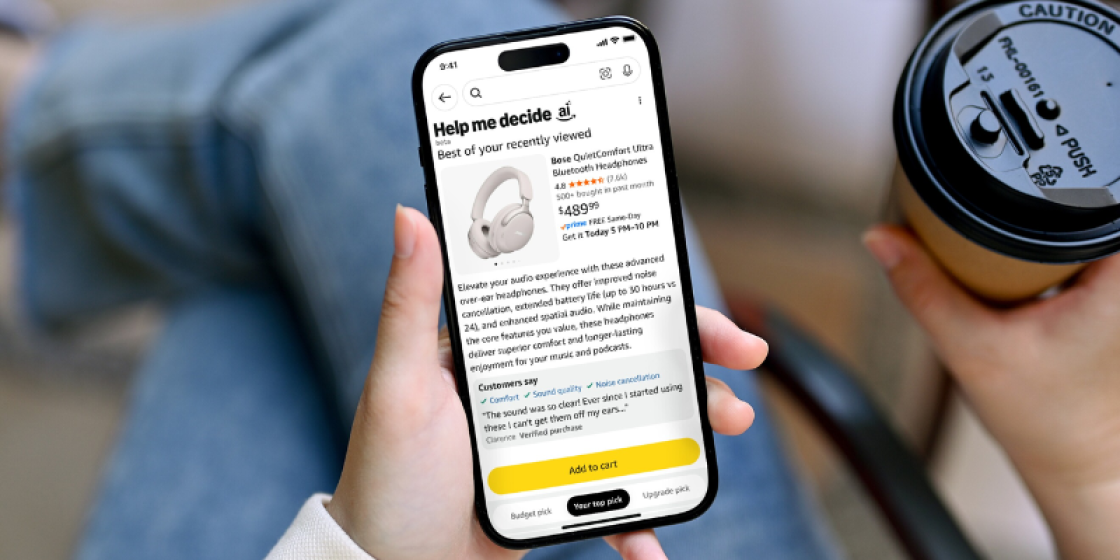 Amazon Help Me Decide Feature